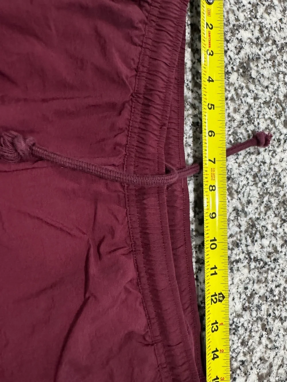 adidas Maroon Joggers with White Stripes and Red Accents